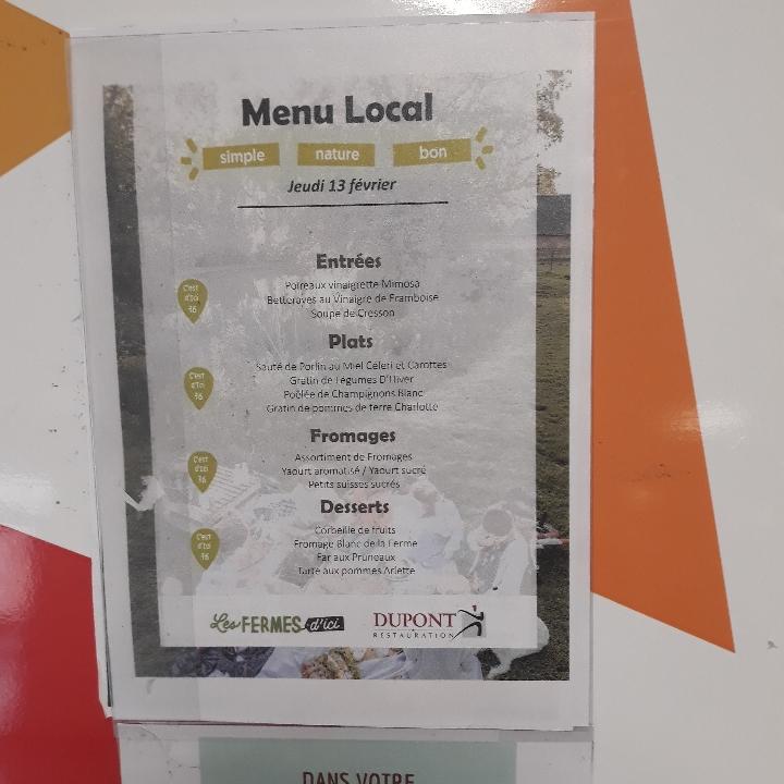 Menu local